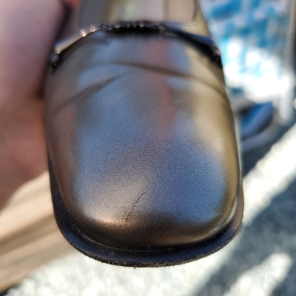 Salvatore Ferragamo Pumps.  Size 9. EUC. Gold Silver. Made in Italy - Picture 6 of 15